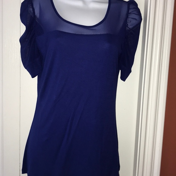 royal blue dressy top